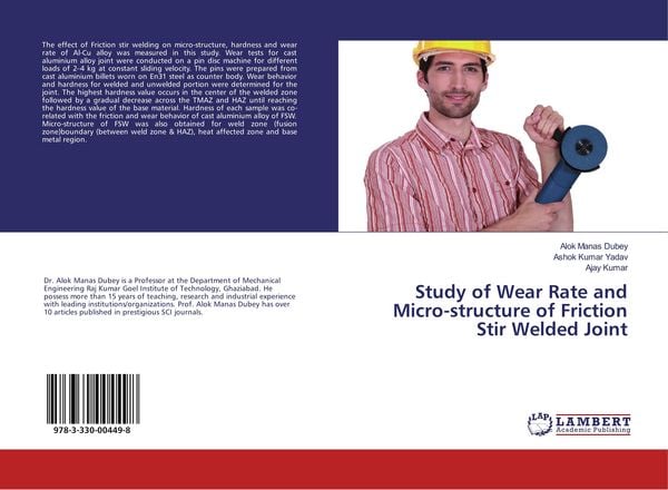 Produktbild: Study of Wear Rate and Micro-structure of Friction Stir Welded Joint