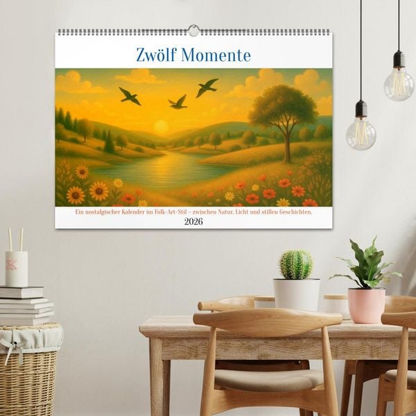 Produktbild: Zw&ouml;lf Momente (Wandkalender 2026 DIN A2 quer), CALVENDO Monatskalender
