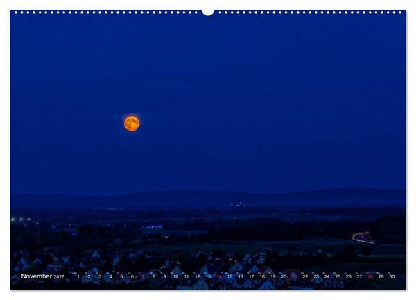 Produktbild: Unterfranken bei Nacht (Wandkalender 2027 DIN A2 quer), CALVENDO Monatskalender