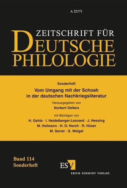 Produktbild: Vom Umgang mit der Schoah in der deutschen Nachkriegsliteratur