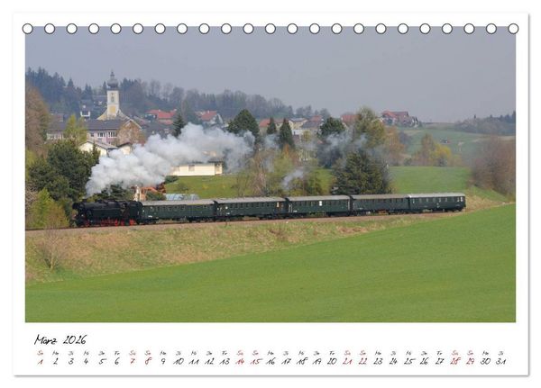 Produktbild: Mit Volldampf durch &Ouml;sterreich (Tischkalender 2026 DIN A5 quer), CALVENDO Monatskalender