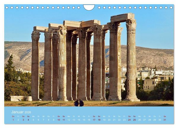Produktbild: Geliebtes Athen (Wandkalender 2026 DIN A4 quer), CALVENDO Monatskalender