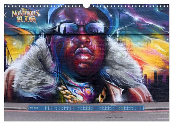 Produktbild: Streetart-Kunst, die die Stra&szlig;en Londons atmen l&auml;sst (Wandkalender 2026 DIN A3 quer), CALVENDO Monatskalender