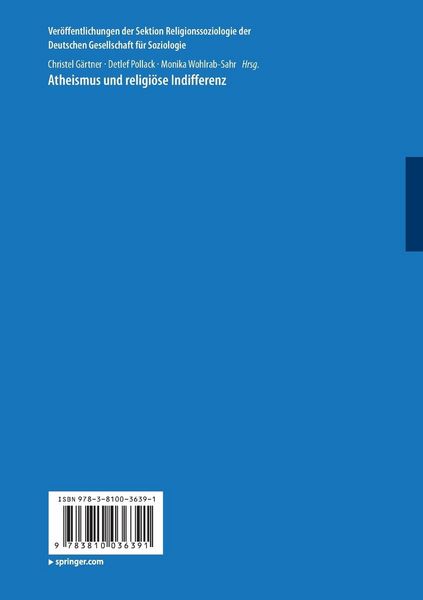 Produktbild: Atheismus und religiöse Indifferenz
