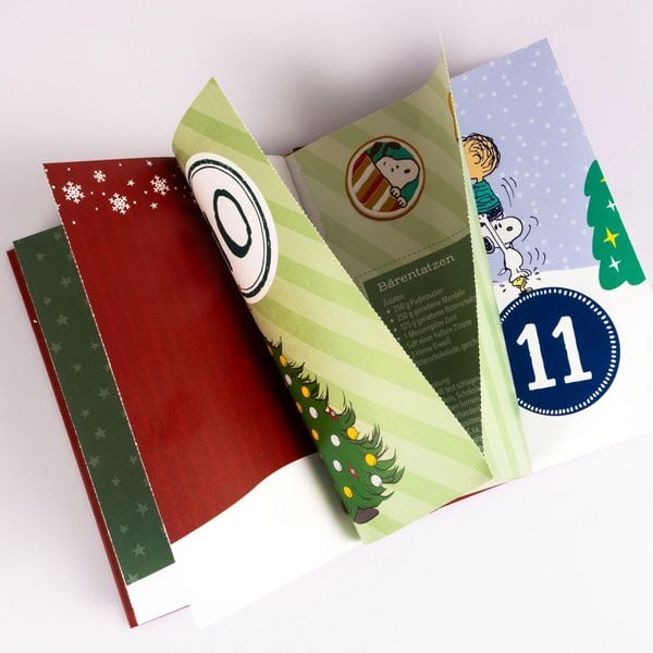 Produktbild: Peanuts Geschenkbuch: Mit Snoopy und den Peanuts durch den Advent
