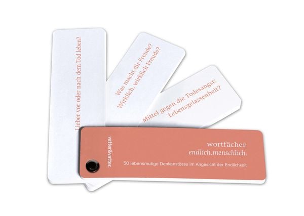 Wortfächer - endlich.menschlich., von , Vatter & Vatter, 978-3-907340-21-9