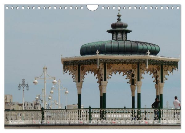 Produktbild: Brighton Pier Bunter Sommer (Wandkalender 2026 DIN A4 quer), CALVENDO Monatskalender