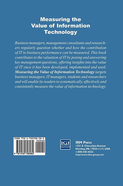 Produktbild: Measuring the Value of Information Technology