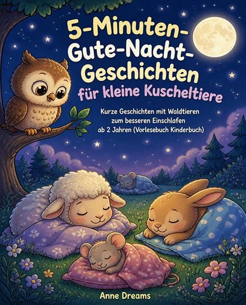 Produktbild: 5-Minuten-Gute-Nacht-Geschichten f&uuml;r kleine Kuscheltiere