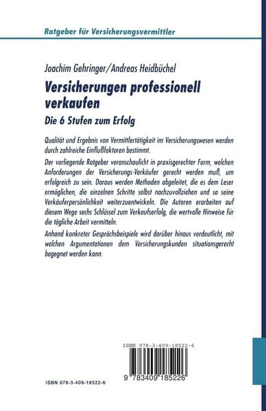 Produktbild: Versicherungen professionell verkaufen