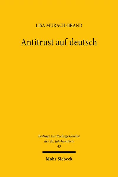 Produktbild: Antitrust auf deutsch