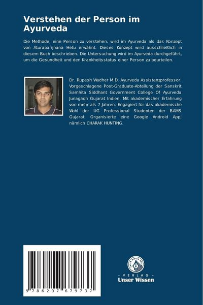 Produktbild: Verstehen der Person im Ayurveda