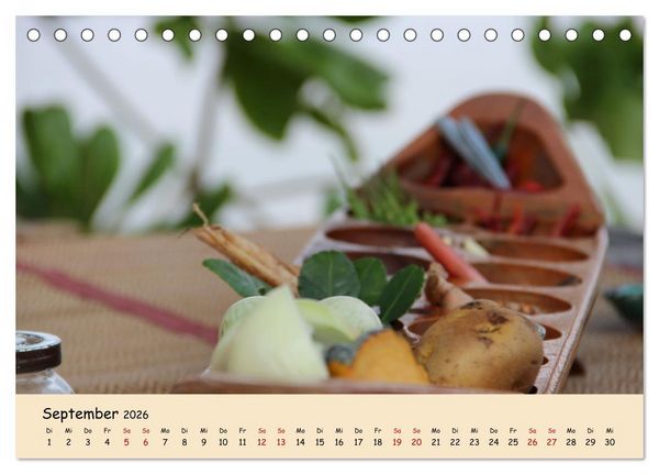 Produktbild: thail&auml;ndische K&uuml;che (Tischkalender 2026 DIN A5 quer), CALVENDO Monatskalender