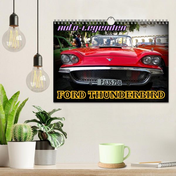 Produktbild: Auto-Legenden: FORD THUNDERBIRD (Wandkalender 2026 DIN A4 quer), CALVENDO Monatskalender