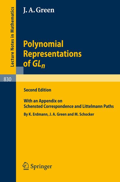 Produktbild: Polynomial Representations of GL_n