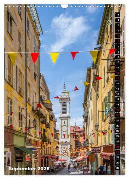 Produktbild: Idyllisches Nizza (Wandkalender 2026 DIN A3 hoch), CALVENDO Monatskalender