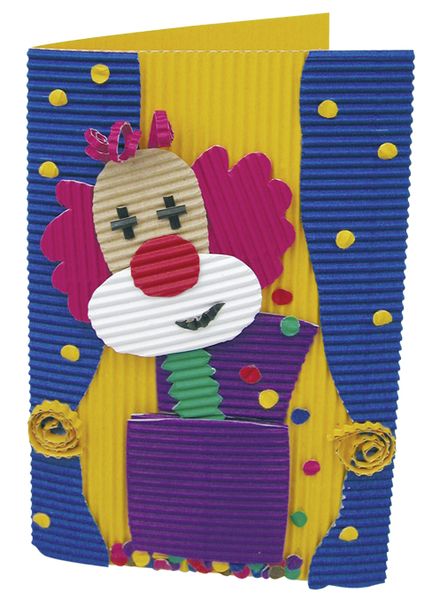Produktbild: Folia Bastell-Wellpappe E-Welle 25x35cm, 10 Blatt farbig