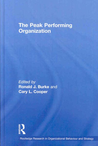 Produktbild: The Peak Performing Organization