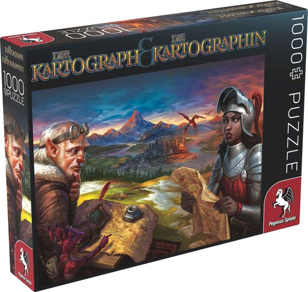 Produktbild: Puzzle Motiv Kartograph, 1.000 Teile