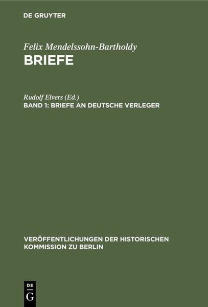 Produktbild: Briefe an deutsche Verleger