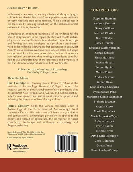 Produktbild: The Origins and Spread of Domestic Plants in Southwest Asia and Europe