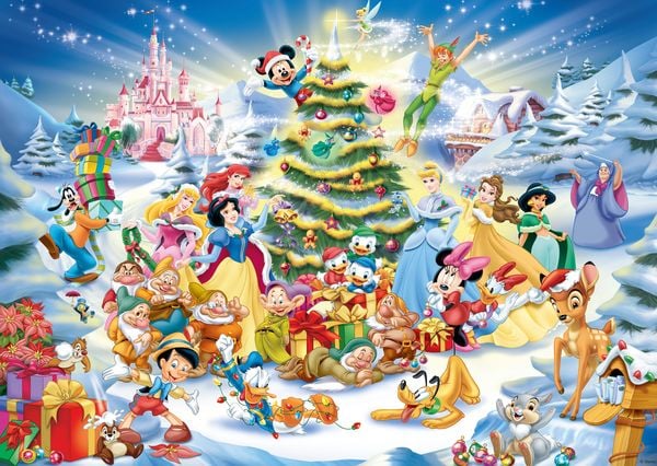 Produktbild: Erwachsenenpuzzle 1000 Teile - Disney Classics - Disney Weihnachten