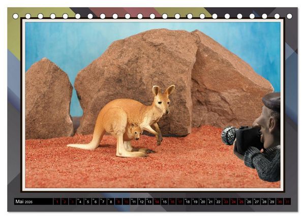 Produktbild: Fotograf auf Pirsch - ein Kinderkalender (Tischkalender 2026 DIN A5 quer), CALVENDO Monatskalender