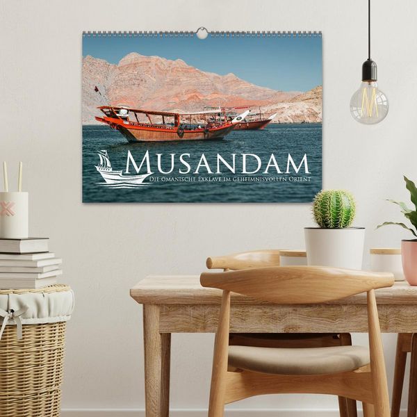 Produktbild: Musandam - Die omanische Exklave im geheimnisvollen Orient (Wandkalender 2026 DIN A3 quer), CALVENDO Monatskalender