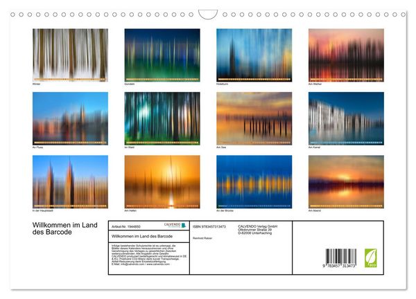 Produktbild: Willkommen im Land des Barcode (Wandkalender 2026 DIN A3 quer), CALVENDO Monatskalender