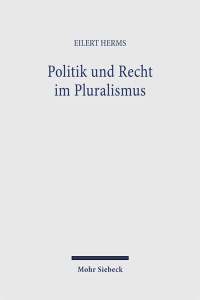 Produktbild: Politik und Recht im Pluralismus