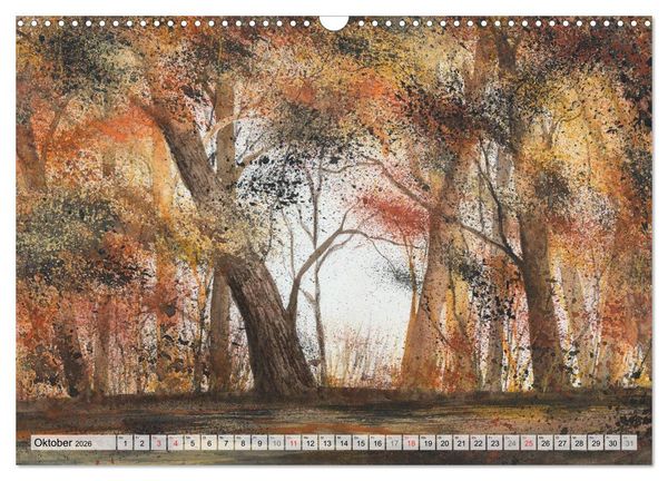 Produktbild: Jahreszeiten Aquarelle (Wandkalender 2026 DIN A3 quer), CALVENDO Monatskalender