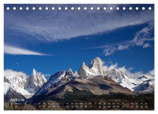 Produktbild: Majest&auml;tische Berge Cerro Torre Patagonien (Tischkalender 2026 DIN A5 quer), CALVENDO Monatskalender