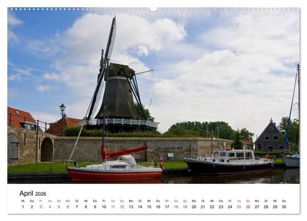 Produktbild: Friesland - Fryslan (hochwertiger Premium Wandkalender 2026 DIN A2 quer), Kunstdruck in Hochglanz
