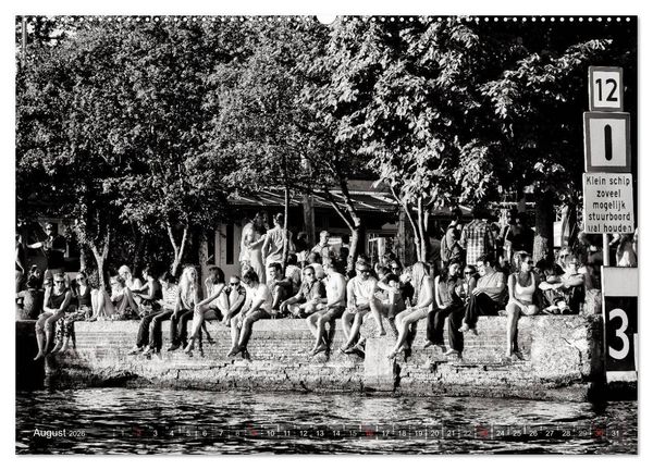 Produktbild: Ein Blick auf Amsterdam (hochwertiger Premium Wandkalender 2026 DIN A2 quer), Kunstdruck in Hochglanz