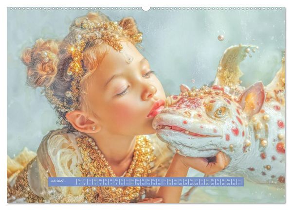 Produktbild: Als ich von einer Wasserkreatur tr&auml;umte - Fantasiewerke (hochwertiger Premium Wandkalender 2027 DIN A2 quer), Kunstdruck in Hochglanz