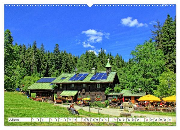 Produktbild: Grosser Arberblick auf Bayerisch Eisenstein (hochwertiger Premium Wandkalender 2026 DIN A2 quer), Kunstdruck in Hochglanz