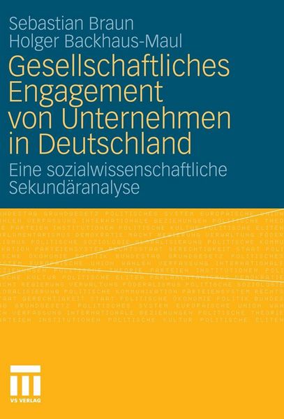 Produktbild: Gesellschaftliches Engagement von Unternehmen in Deutschland