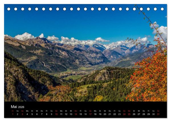 Produktbild: Entschleunigt ... reisen durch traumhafte Landschaften "Les Grandes Alpes" (Tischkalender 2026 DIN A5 quer), CALVENDO Monatskalender