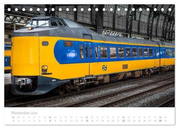 Produktbild: Bus, Bahn und Co. - Faszinierende Fahrzeuge (Tischkalender 2026 DIN A5 quer), CALVENDO Monatskalender