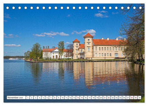Produktbild: Burgen und Schl&ouml;sser - Zeugnisse vergangener Zeiten (Tischkalender 2026 DIN A5 quer), CALVENDO Monatskalender