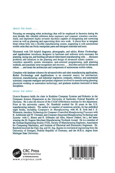 Produktbild: Robot Technology and Applications
