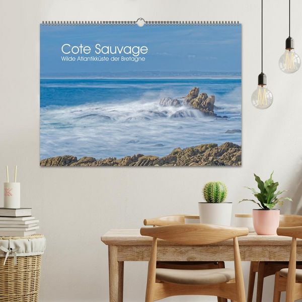 Produktbild: Cote Sauvage. Wilde Atlantikk&uuml;ste der Bretagne. (Wandkalender 2026 DIN A2 quer), CALVENDO Monatskalender