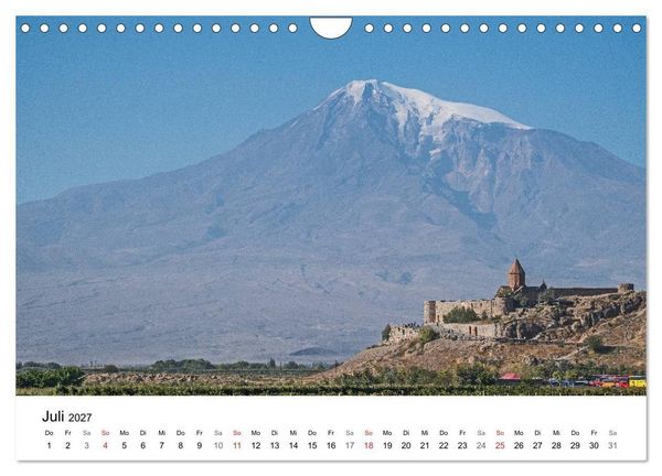 Produktbild: Eine Reise durch Armenien (Wandkalender 2027 DIN A4 quer), CALVENDO Monatskalender
