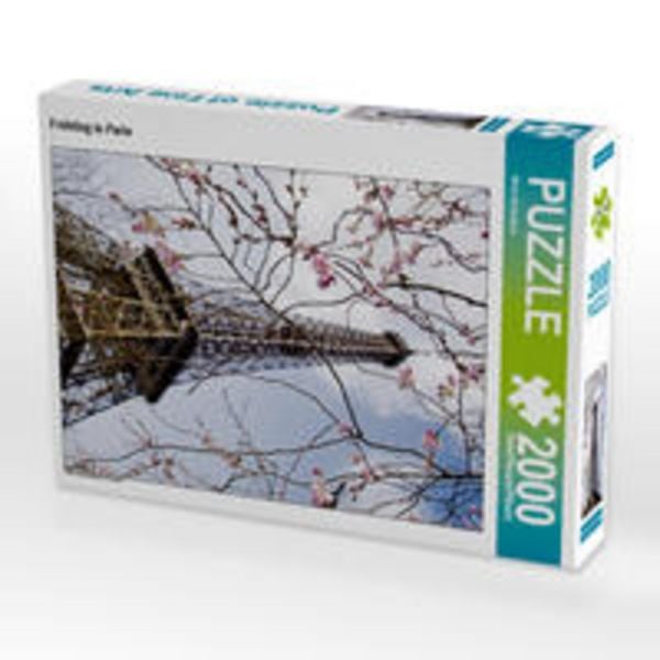 CALVENDO Puzzle Frühling in Paris 2000 Teile Lege-Größe 67 x 90 cm Foto-Puzzle Bild von Nina Schwarze