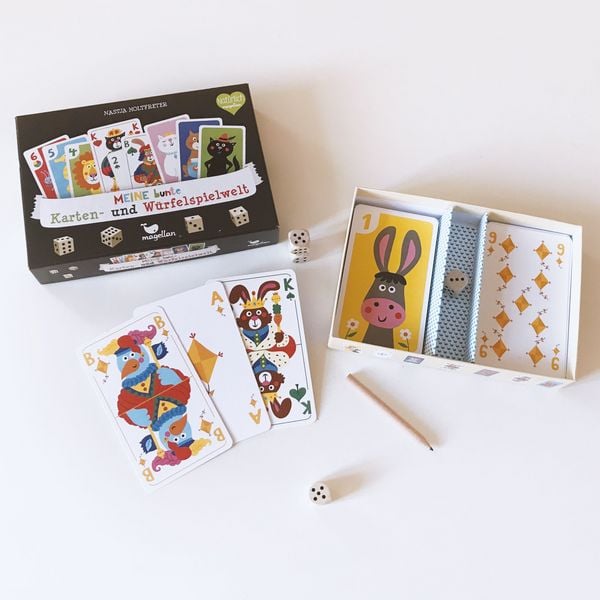 Produktbild: Meine bunte Karten- und W&uuml;rfelspielwelt