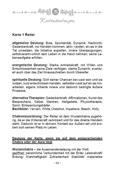 Produktbild: Kartenlegen ausf&uuml;hrlich erkl&auml;rt &ndash; Madame Lenormand kombiniert mit Andreas Chakra-Legung