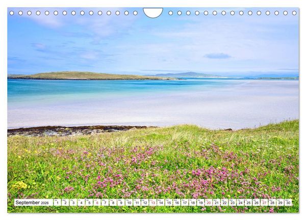 Produktbild: Outer Hebrides - Scotland Scottish dream beaches and landscapes (Wall Calendar 2026 DIN A4 landscape), CALVENDO 12 Month Wall Calendar