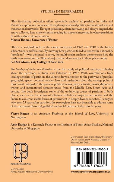 Produktbild: The breakup of India and Palestine
