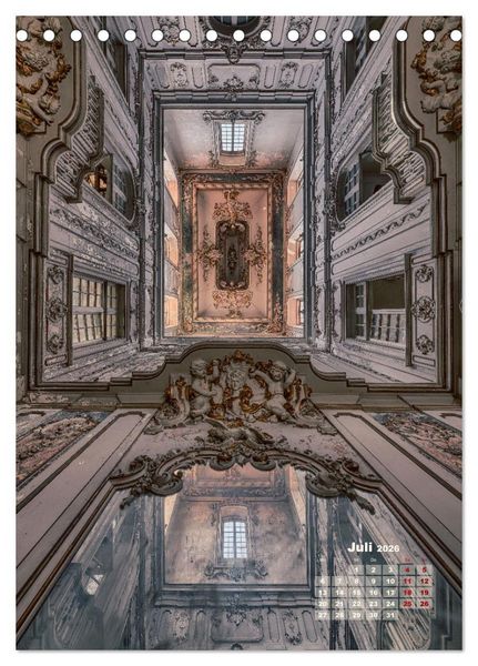 Produktbild: Lost Places - morbide Sch&ouml;nheiten (Tischkalender 2026 DIN A5 hoch), CALVENDO Monatskalender
