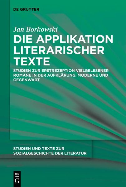 Produktbild: Die Applikation literarischer Texte